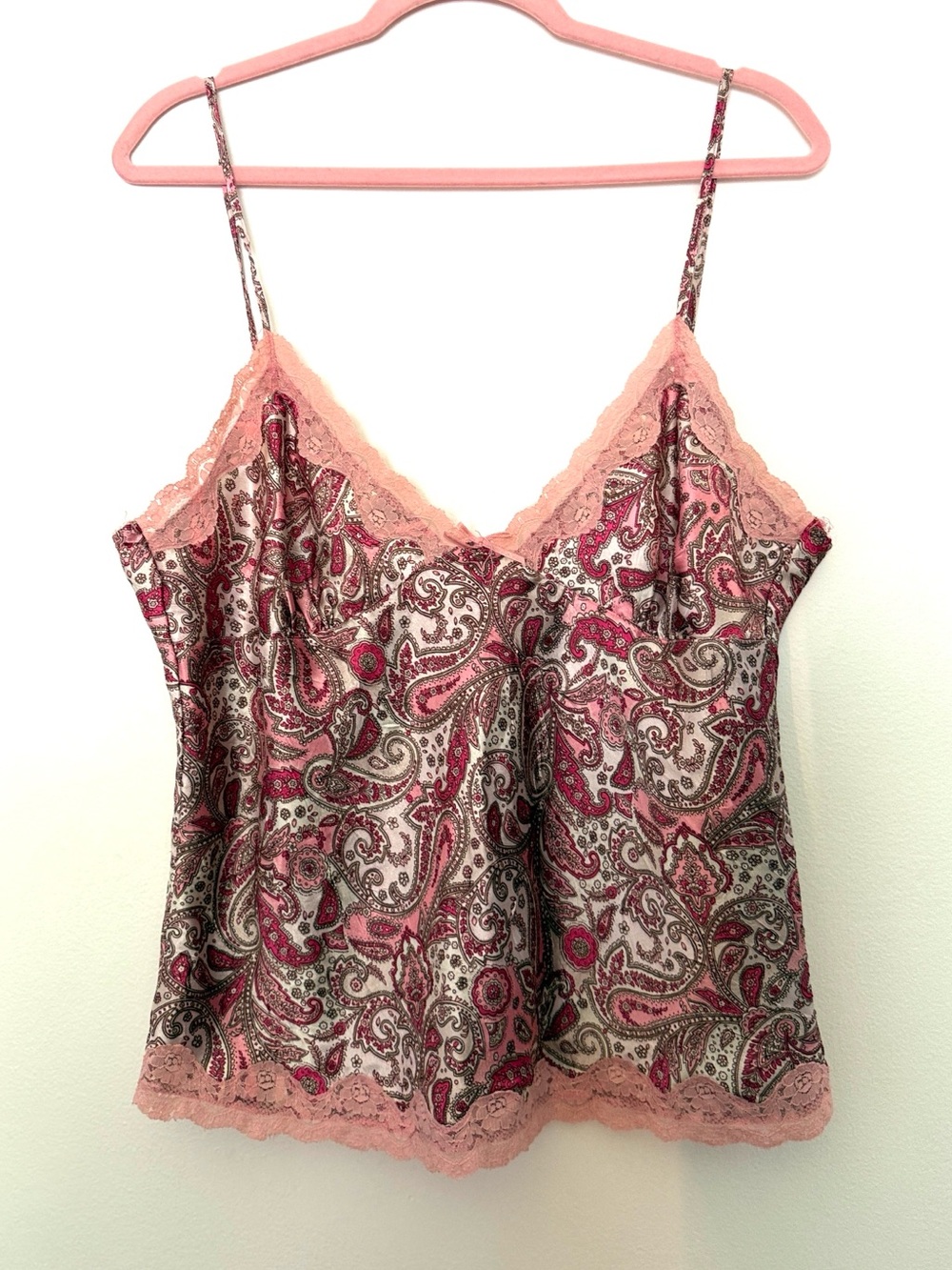 Y2K Lace Paisley Cami